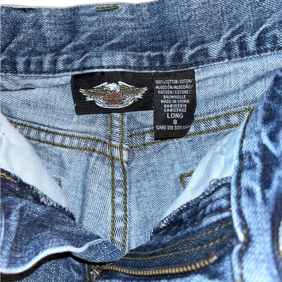Harley Davidson Jeans Size 8 long - Picture 6 of 7